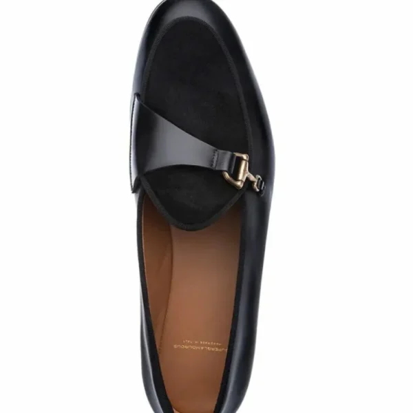 Store Superglamourous Tangerine 12 Cordovan Belgian Loafers Black