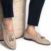 Clearance Superglamourous Tangerine 2 Nabuk Belgian Loafers Taupe