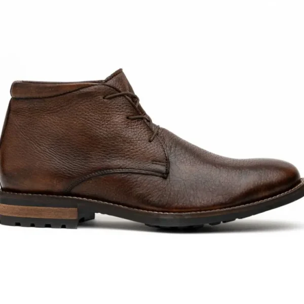 Shop T.B. Phelps TB Phelps Acadia Deerskin Boots Chestnut