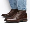 Shop T.B. Phelps TB Phelps Acadia Deerskin Boots Chestnut