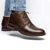 Shop T.B. Phelps TB Phelps Acadia Deerskin Boots Chestnut