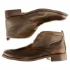 Outlet T.B. Phelps TB Phelps Bixby Sheepskin Chukka Boots Mahogany