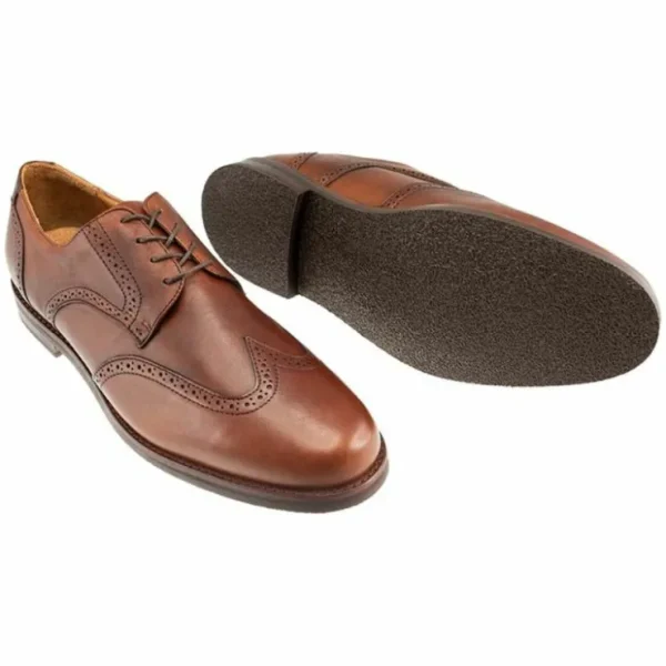 Cheap T.B. Phelps TB Phelps Bixby Sheepskin Wingtip Pecan