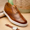 Clearance T.B. Phelps TB Phelps Clubhouse Wingtip Sneakers Tan