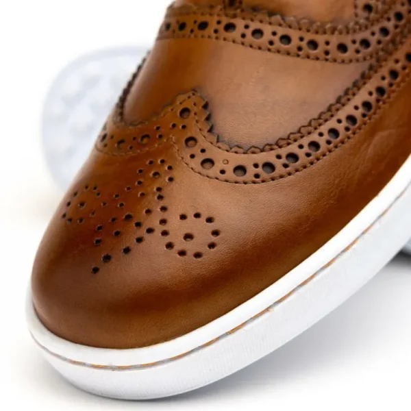 Clearance T.B. Phelps TB Phelps Clubhouse Wingtip Sneakers Tan