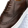 Outlet T.B. Phelps TB Phelps Clubhouse Wingtip Sneakers Brandy