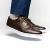 Outlet T.B. Phelps TB Phelps Clubhouse Wingtip Sneakers Brandy