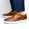 Clearance T.B. Phelps TB Phelps Clubhouse Wingtip Sneakers Tan