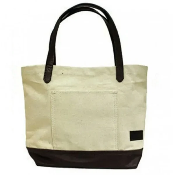 Outlet T.B. Phelps TB Phelps Guilford Waxed Canvas Tote Bag Khaki