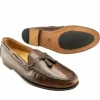 Cheap T.B. Phelps TB Phelps Preston Deerskin Tassel Loafers Chestnut