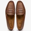 Discount T.B. Phelps TB Phelps Preston Sheepskin Penny Loafers Pecan