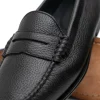 Hot T.B. Phelps TB Phelps Ventura Deerskin Penny Loafer Black Stag BlackStag