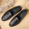 Hot T.B. Phelps TB Phelps Ventura Deerskin Penny Loafer Black Stag BlackStag