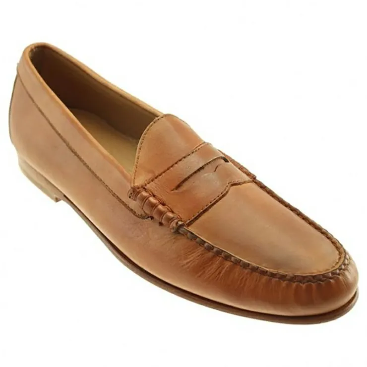 Store T.B. Phelps TB Phelps Ventura Penny Loafer Tan