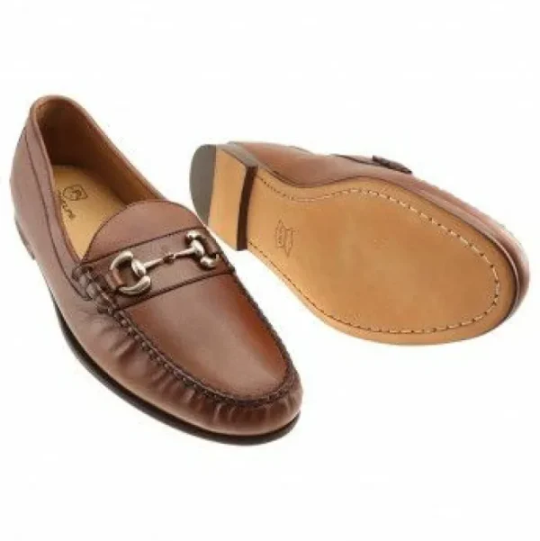 Cheap T.B. Phelps TB Phelps Ventura Sheepskin Bit Loafer Pecan