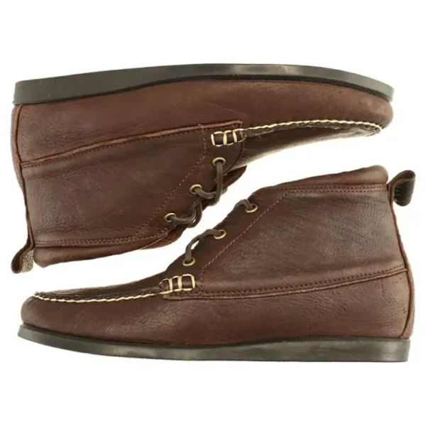 Shop T.B. Phelps TB Phelps Weekender Elkskin Chukka Boots Mahogany