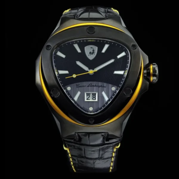 New Tonino Lamborghini Spyder 3037 3-Hand Watch Black