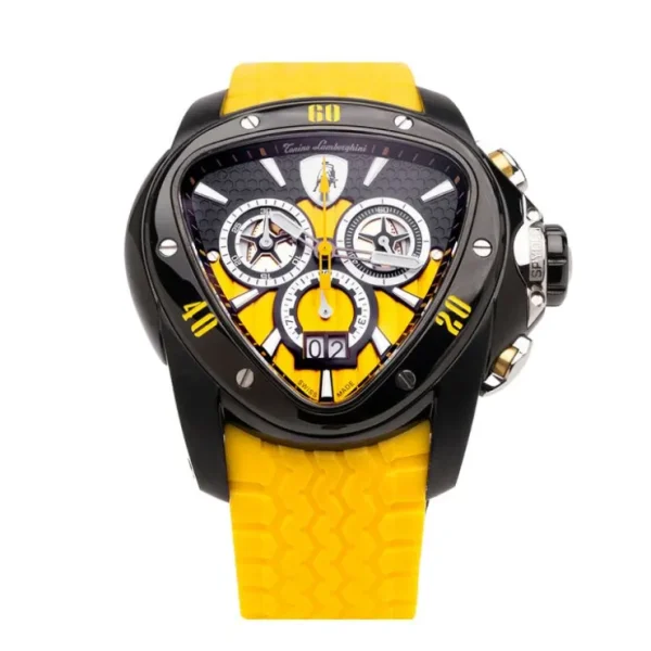 Best Sale Tonino Lamborghini Spyder 1117SP Chronographic Sport Watch (Limited Edition) Black/Yellow