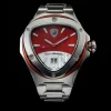 New Tonino Lamborghini Spyder 3023 Stainless Steel 3-Hand Watch Chrome/Red