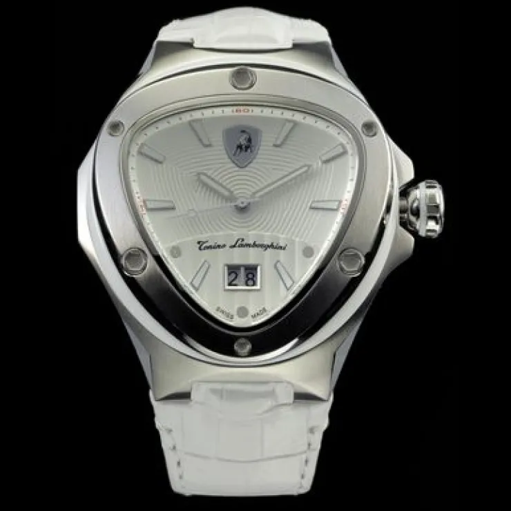 Best Sale Tonino Lamborghini Spyder 3030 3-Hand Watch White