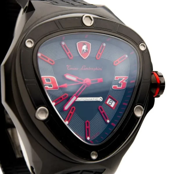 Discount Tonino Lamborghini Spyder 8853SP Stainless Steel Chronographic Sport Watch (Limited Edition) Black