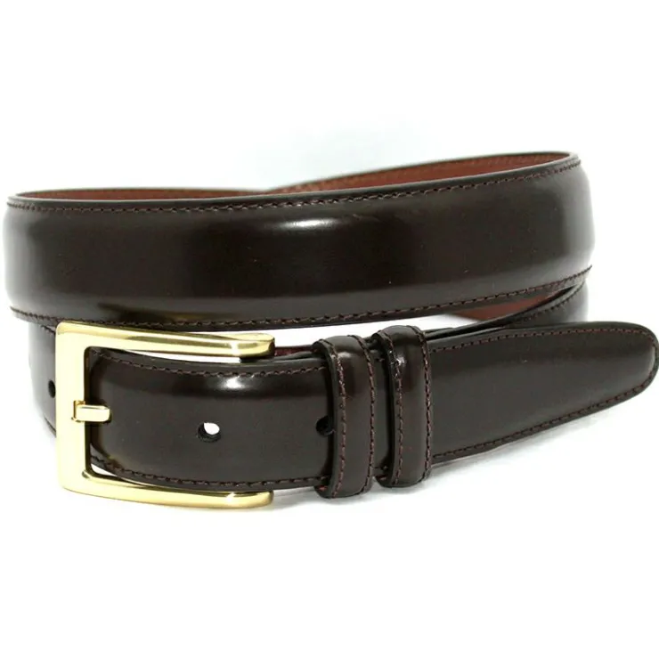 Hot Torino Leather Big & Tall Antigua Leather Belt Brown