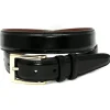 Flash Sale Torino Leather Big & Tall Antigua Leather Belt Black