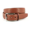 Flash Sale Torino Leather Big & Tall Italian Glazed Milled Calfskin Belt Brandy