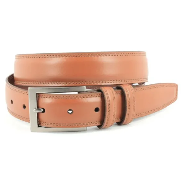 Store Torino Leather Italian Aniline Leather Belt Tan