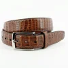 Flash Sale Torino Leather South American Caiman Belt Antique Pecan AntiquePecan