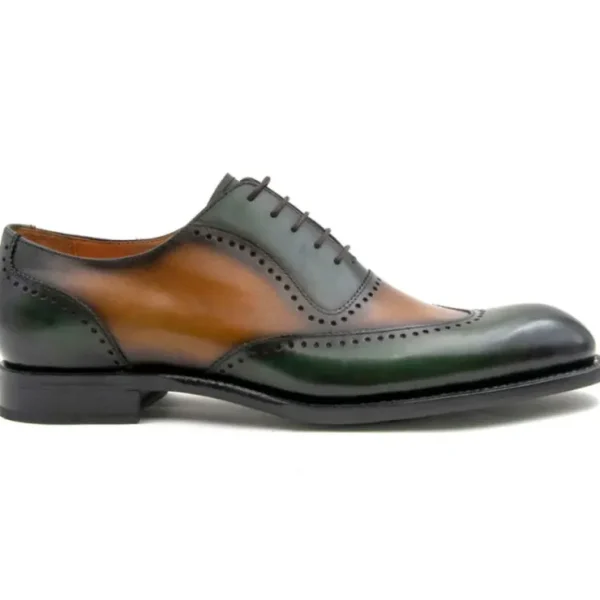 Online Ugo Vasare Charlton Brogues Caramel / Green