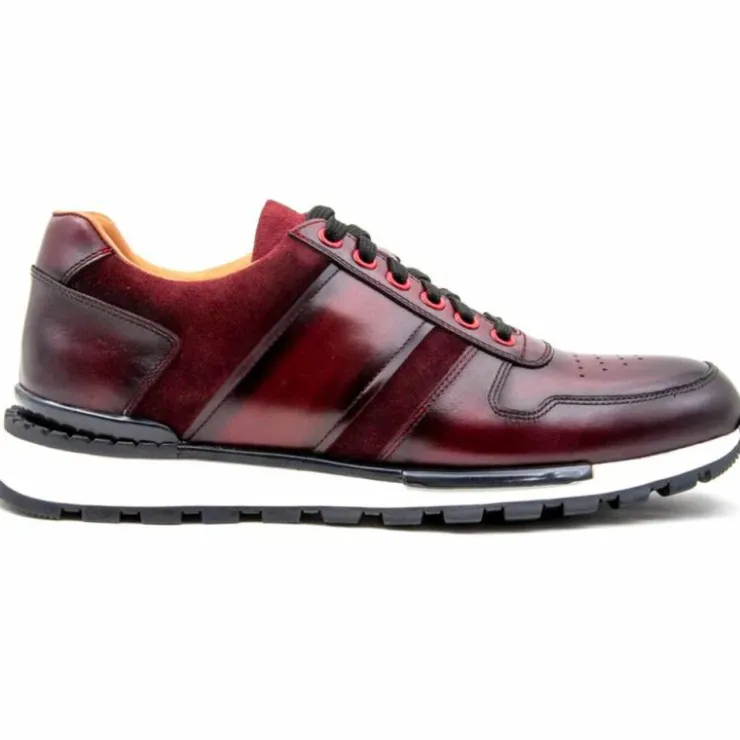 Hot Ugo Vasare Jacob Sneakers Burgundy