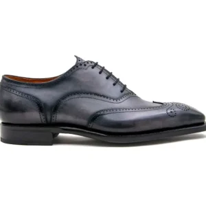 Sale Ugo Vasare Luke Oxford Wingtip Shoe Grey