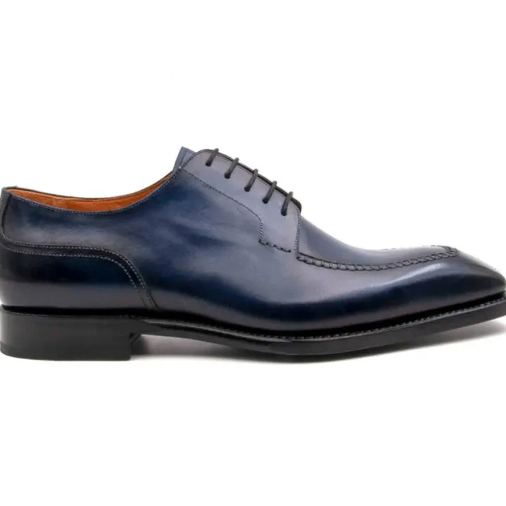 New Ugo Vasare Norman Apron Toe Lace Up Navy