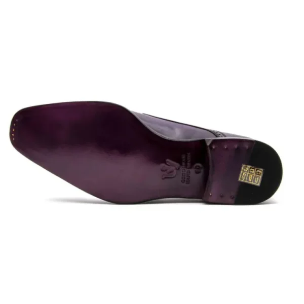 Flash Sale Ugo Vasare Scott Derby Brogue Shoes Purple