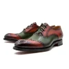 Store Ugo Vasare Stephen Oxford Wingtip Shoe Camel / Green