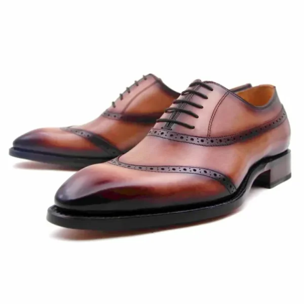 Discount Ugo Vasare Victor Brogue Oxford Walnut