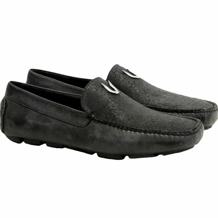 Online Vestigium Cat Shark Driving Loafers Black