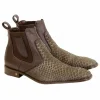 Flash Sale Vestigium Python Chelsea Boots Brown