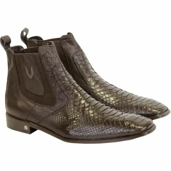 Discount Vestigium Python Chelsea Boots Dark Brown DarkBrown