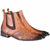 Best Sale Vestigium Python Chelsea Boots Faded Cognac FadedCognac