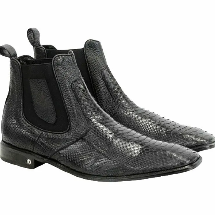 Cheap Vestigium Python Chelsea Boots Black