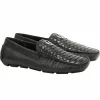 Online Vestigium Python Driving Loafers Black