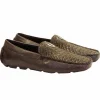 Clearance Vestigium Python Driving Loafers Brown Nobuck BrownNobuck