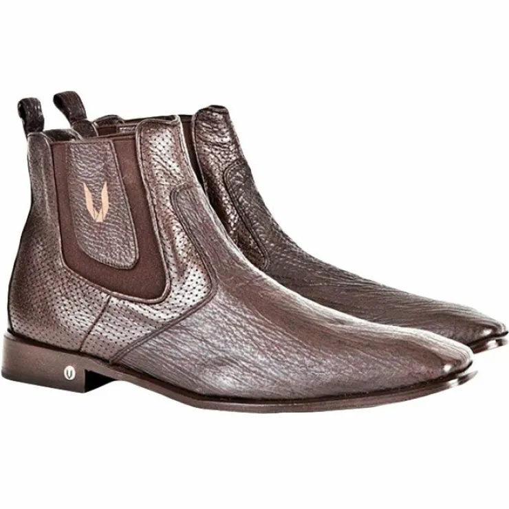 Shop Vestigium Shark Chelsea Boots Brown