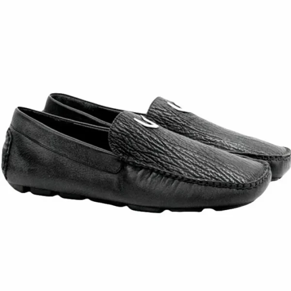 Best Sale Vestigium Shark Driving Loafers Black