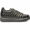 Outlet Vinci Leather Shoes Vinci Leather The Adler Snk Leather Sneaker Limited Edition (17474 S-1) Black