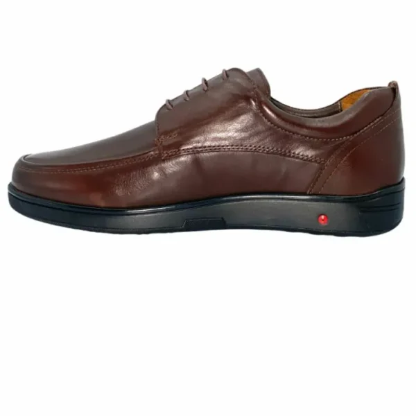 Best Sale Vinci Leather Shoes Vinci Leather The Atlanta Leather Casual Derby Shoe (10388) Brown