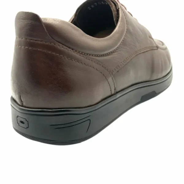 Best Sale Vinci Leather Shoes Vinci Leather The Atlanta Leather Casual Derby Shoe (10388) Brown