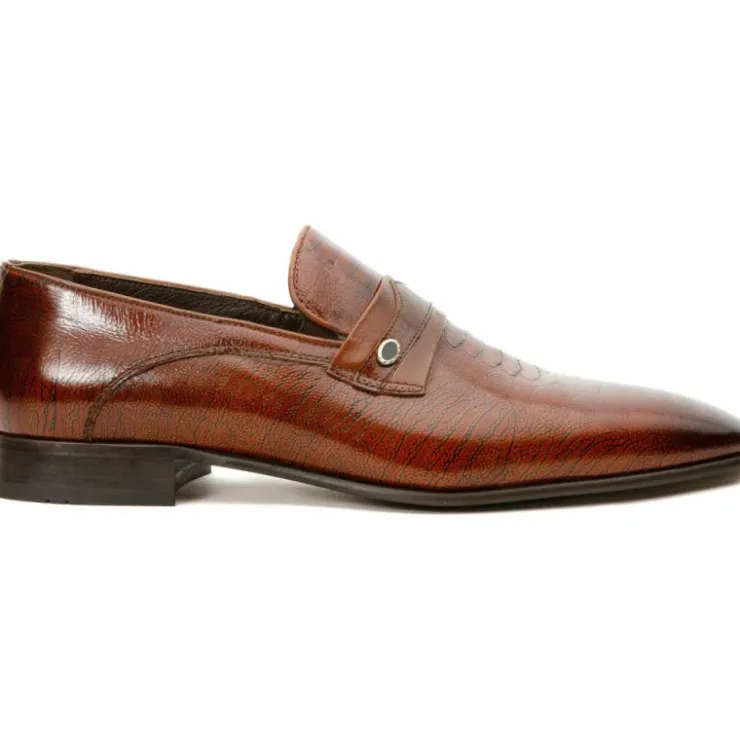 Cheap Vinci Leather Shoes Vinci Leather The Bangkok Penny Loafer (10671) Brown